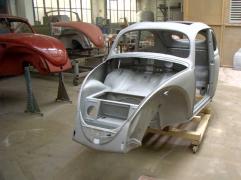 VW Käfer Ovali 1954 nach dem Strahlen